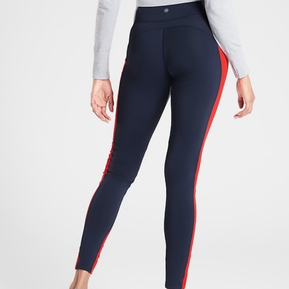 Athleta crest colorblock tight size small - Picture 2 of 7